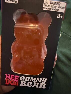 Needoh ORANGE GUMMY BEAR Authentic